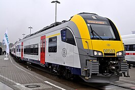 Treinstel 08503 tijdens InnoTrans 2010 te Berlijn