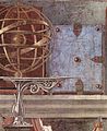 Armillarsphäre aus einem Gemälde Botticellis