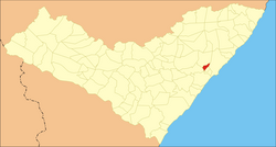 Location of Satuba in Alagoas