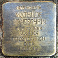 Stolperstein für Mathilde Mondschein (Krieler Straße 11)