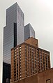 Das Time Warner Center vom Lincoln Center for the Performing Arts aus gesehen.