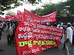 APFTU rally in Hyderabad