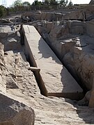 Uferdig obelisk i Aswan