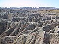 Gli imponenti calanchi del Badlands National Park nel Dakota del Sud (USA)