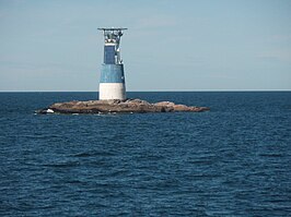 De huidige vuurtoren van Bogskär