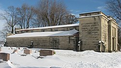 The Butler Community Mausoleum in the township's northwest