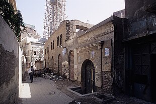 Ruins of a religious building, pictured in 2006