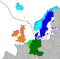 Germanic languages in Europe (2006)