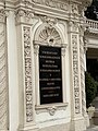 Plaque of Spreckels Organ Pavilion dedication, 2024