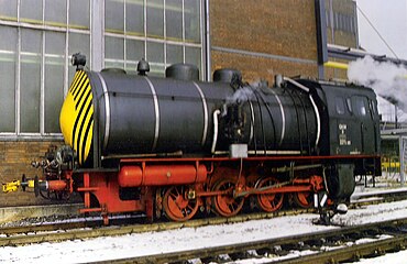 Henschel-Dampfspeicherlokomotive im Grosskraftwerk Mannheim