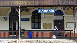 Spoorlijn Hodonín – Holíč nad Moravou op de kaart