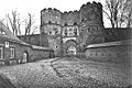 Rudolfplatz – Hahnentor, Feldseite vor Abbruch der Stadtmauer (1880)