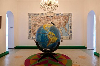 Interior of one of the museum rooms