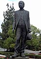 Lucky Baldwin statue, Arcadia, California – across Huntington Avenue from Santa Anita Racetrack at Holly Avenue