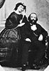 Mikhail Bakunin and his wife, circa 1861