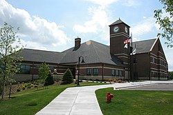 Skyline of Village of Oswego, Illinois