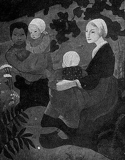 Paul Sérusier's painting "Jeunes Bretonnes"