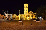 The plaza in front of St Lazarus Church in Larnaca