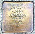 Stolperstein für Eveline Löwenberg