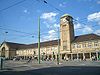 Badischer Bahnhof (Train Station) with Fountain