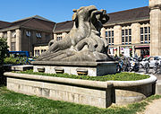 Nördlicher Brunnen Wiese, Basel Badischer Bahnhof