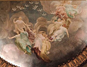 Ceiling painting, Leuven Theater (1906)