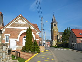 The centre of Courcelles-le-Comte