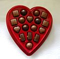 Valentine boxed chocolates