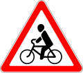 Zeichen 129: Radfahrer kreuzen