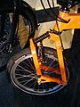Leading link fork on a Birdy folding bicycle