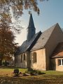 Juli 2008 Dorfkirche in Leppersdorf bei Pulsnitz