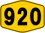 Federal Route 920 shield}}