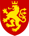 Coat of arms proposed in 1992, by Miroslav Grčev. This was the most popular proposed arms before the government's 2014 proposal.
