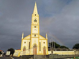 Katholieke kerk Nossa Senhora da Conceição in het centrum van Riacho das Almas