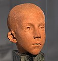 Tête d’enfant („Kopf eines Kindes“, Terrakotta, 1885 oder 1886), Musée Ingres-Bourdelle, Montauban