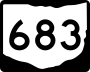 State Route 683 marker