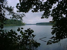 Sacrower See bij Potsdam - zicht vanuit het zuiden in noordoostelijke richting