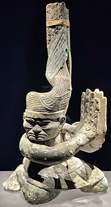 Sanxingdui Bronze figure excavated in 2021