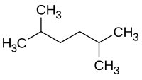 Strukturformel von 2,5-Dimethylhexan