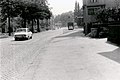 Pirna: historische Aufnahme mit Blick auf den Kreuzungsbereich der Dresdner Straße mit der Maxim-Gorki-Straße / Dippoldiswalder Straße (Aufnahme 1981)
