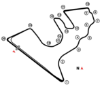 Track map of Circuit of the Americas