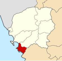 Location of Samanco in the Santa Province