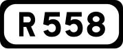 R558 road shield}}