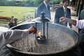 Burning incense outside of Tōdai-ji