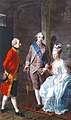 Ο αρχιδούκας Μαξιμιλιανός Φραγκίσκος της Αυστρίας επισκέπτεται τη Μαρία Αντουανέττα και τον Λουδοβίκο ΙΣΤ΄ στις 7 Φεβρουαρίου 1775 στο Κάστρο ντε λα Μουέτ (Πίνακας του ζωγράφου Ζοζέφ Ουζιγκέρ).