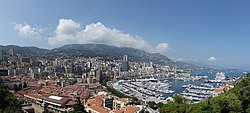 Monaco látképe