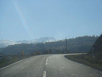 Mount Boyuk Kirs as seen from a road