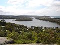 View of Narrabeen Lake from Collaroy Plateau