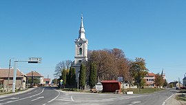 Commune center with Reformed Church