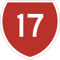 State Highway 17 marker